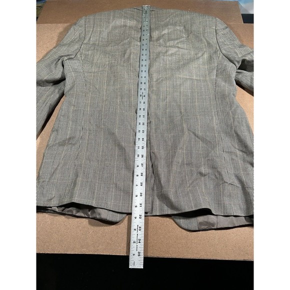 Lauren Ralph Lauren Gray Houndstooth Blazer Jacket Sports Coat Macy's See Photos - Picture 11 of 11